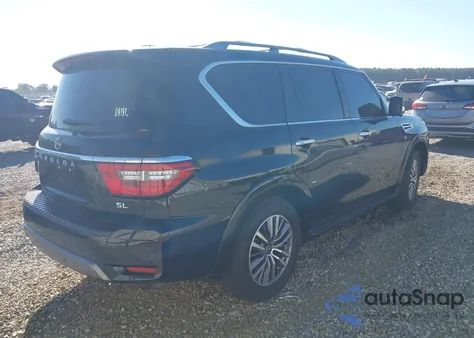 2021 Nissan Armada Sl 2Wd z USA, uszkodzony, nr VIN JN8AY2BC4M9148349